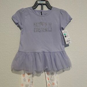 Carter's Purple Easter Outfit